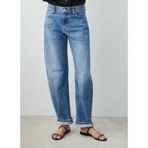 AYR The Gatup Jeans Women's 25s 28 X 31 Barrel Leg Preppy NWOT $285